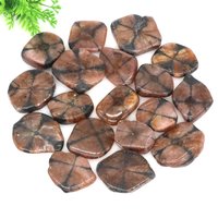 Natural Cross Chiastolite Quartz Crystals Healing Stones Tumbled Bulk Mineral Specimen Reiki Gemstones Home Aquarium Decoration