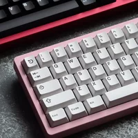Aifei WOB BOW Keycaps 121 Keys White Black PBT Double Shot Cherry Profile Custom Mechanical Keyboard GK61 Anne Pro 2 AULA F75 PC