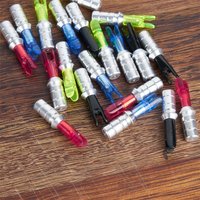 12/24/36pcs Archery Pin-Nock ID6.2mm Arrow Aluminum Pins + Plastic Nocks Carbon Arrow Shaft Compound Bow Fiber Hunting Shooting
