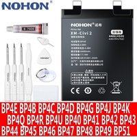 NOHON Battery For Xiaomi Civi 2 1S Mi 9T 11 12 Lite 13 Pro 14 Ultra 12S 12X Mix 4 POCO F4 X5 BP4E BP4K BP46 BP42 BP40 BP4R BP4U