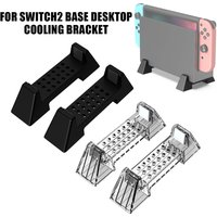 1/2Pairs Cooling Stand Bracket for Nintendo Switch 2 Game Console Anti-Slip Base Holder Desktop Host Rack for Switch 2 Accessori