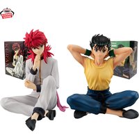 YuYu Hakusho 8cm Action Figure Set - Yusuke Urameshi Shuichi Minamino & Youko Kurama Palm Size Anime Collectible Model Doll Toys
