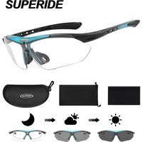 AliExpress NONE SUPERIDE Men Women Photochromic Cycling Sunglasses Outdoor UV400 MTB Bicycle Glasses Sports Road Mountain Bike Eyewear