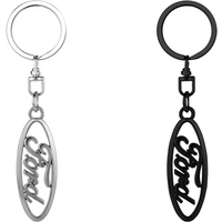 3D Metal Car Styling Key Chain Ring Keychain Decoration Accessory For Ford Ranger Focus Kuga Mustang Transit Mondeo Fusion Fiest