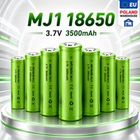 Wiederaufladbare Batterie INR18650 MJ1 18650 3,7V 3500mAh mit hoher Entladung, Lithiumzelle für Elektrowerkzeuge, Taschenlampen, Batteriepacks und DIY-Projekte, schneller Versand aus EU-Lager Polen.