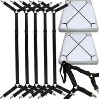 Bed Sheet Fastener Fixing Straps Universal High Elastic Cross Elastic Straps Mattress Cushions Sofa Cushions Crisscross Clips