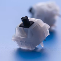 KeyGeek Y3x Switch 5pin Linear Mechanical keyboard Switch Custom Milk Shell HIFI Translucent RGB 32g40g48g53g M5 Axis Prelubed