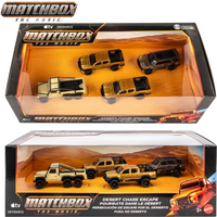 Matchbox The Movie DESERT CHASE ESCAPE 4-Pack Set JMB53 Limited Edition 1:64 Alloy Die Casting Car Collection Model Birthday Toy