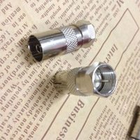 2/5/10pcs Nickel-plated F Type Male Plug Connector Socket to RF Coax For TV Aerial Female RF Adapter Adaptors C5