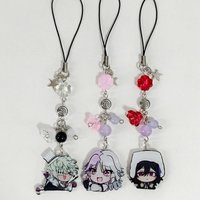 BSD Phone Charm / Keychain | Inspired by Sigma, Fyodor and Nikolai | Matching Jewelry| bag charm