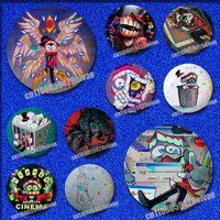 For Cartoon Anime C-Caine Pins Insignia Badge Pin Cover Emblem Round Ornament 75mm Cosplay Brooch Button