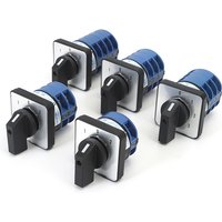 ZHUCO SZW26/LW26-32 32A On Off On 3 Position 1-4 Phase 1-0-2 Universal Cam Changeover Switch 660V 4/8/12/16 Terminals