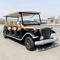 2026 New 72v100ah 4KW Battery Powered Antique Classic Car 11 Seats High Quality Vintage Electric Retro Classic Car