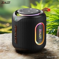 Zealot-M1 Lautsprecher Tragbarer Bluetooth-Lautsprecher mit verbessertem Bass, Bluetooth 5.4, 10 Stunden Spielzeit, für Camping und Wandern