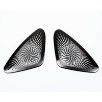 For Mercedes Benz E Class W214 2024 2025 Stainless Steel Car A-pillar Audio Speaker Front Dashboard Panel Air Outlet Cover