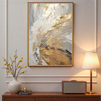 3D Textured 100% Handmade Abstract Oil Painting on Linen Canvas Wall Art Oil Painting for Home Decor Frameless