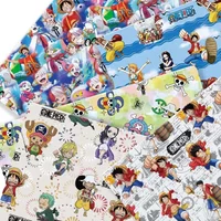 One Piece Anime peripherals Fabric 140*50cm DIY Sewing Patchwork Quilting Baby Dress Printed Fabric Fabric Sewing Kids
