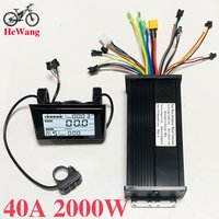 AliExpress NONE 36V 48V 60V 40A 1000W 1500W 2000W Ebike Brushless Motor sine wave Controller with SW900 LCD meter for E-Mountain bike Scooter