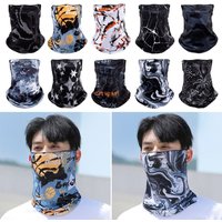 Summer lce Silk Breathable Bandana Cycling Running Scarf Riding Hiking Sports Face Mask Cover Cool Scarf For Men Women