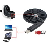 FTDI FT232RL USB Uart TTL to RJ12 6P6C Skywatcher AZ-GTI Mount PC Link Communication EQMOD Cable PC Control Flat Cable