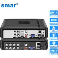 Smar H.265 4CH/8CH CCTV DVR 5M-N 5 in 1 AHD CVI TVI CVBS IP Kamera Hybrid Digital Video Recorder Home Security System Onvif NVR
