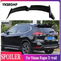 Car Styling ABS Plastic Unpainted Color Rear Roof Spoiler Trunk Boot Lip Wing For Nissan Rogue X-trail 2014-2019