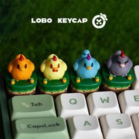 Stardew Valley Chicken Single Resin Esc Replace Keycap Keyboard Decoration Cute Accessory Kawaii Anime Figure For Gamers Gifts