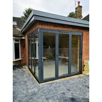 Best Price Modern 2.0mm Aluminum Accordion Doors Bifold Patio Folding Glass Door Sunroom Outswing Energy Efficient Bifold Door