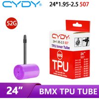 CYDY TPU Bicycle Inner Tube Camer 24“ 507 24x1.95 2.0 2.125 2.25 2.35 2.4 2.5 Inch Valve 45mm BMX Bike Tire pneu Cycling Tyre