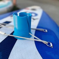 Flexible Silicone Beverage Cup Holder, Universal Water Bottle Fix Rack for Kayak Surfboard Outdoor Marine Sports Use