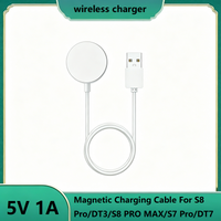 5V/1A Magnetic Charging Cable For S8 Pro/DT3/S8 PRO MAX/S7 Pro/DT7 Universal Wireless Charger for Multiple Smartwatch Models