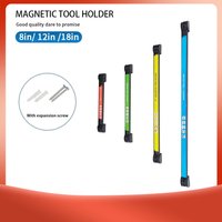 Powerful Magnetic Toolbar Organizer Garage Workshop Hardware Storage Magnetic Strip Square Magnetic Knife Holder 8" 12" 18"