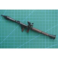 1/6 RPG Anti Tank Rocket Launchers Gun Model Coated Plastic Military Model Accessories For 12" Action Figure Display Collection