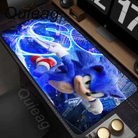 Cute Anime HD Print Mousepad Laptop Desk Mouse Mat PC Gaming Accessories Keyboard Pads Rubber Soft Sonic The Hedgehog Mouse Pads