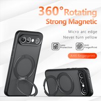 Skin Feel 360 Rotatable Metal Ring Stand Magnetic Case for VIVO X300 FE S50 Pro Mini Wireless Charging Magic Armor Back Cover