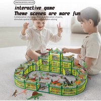 New IY Dinosaur Park Model Children's Simulated Animal Toys Boys Educational Assembly Model Toys Birthday Gifts
