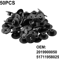 50PCS Threadless Nut Clamp Ring For Mercedes For BMW 2019900050 51711958025 Plastic Unthreaded Nut Hassle-Installation for W201