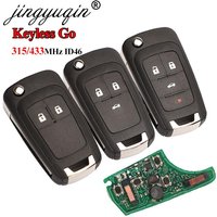 315/433MHz ID46 KeylessGo Smart Remote Key for Chevrolet Cruze Aveo Orlando Trax Buick Lacrosse Encore Regal Verano Opel Vauxhal