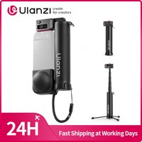 Ulanzi MT98 Foldable Selfie Stick Tripod for Insta360 for DJI Action 6/5/4 for Outdoor Travel Vlog Selfie Stick Tripod 17-57cm