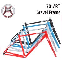700C MOSSO 701ART GRAVEL Frameset Aluminum Alloy Disc Brake Road Bike Frame Thru Axle 12x142mm Bicycle Parts