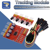 Four-Way Infrared Tracing 4 Channel IR Tracking Module Transmission Line Obstacle Avoidance For Arduino Smart Car Robot DIY Kit
