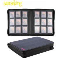 Sanseking 35PT Top Loader Card Binder 4/9 Pocket 112/216 Slots Zipper for Panini Sports Pokemon Yu-Gi-Oh Trading Card Album