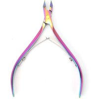 Colorful Nail Cuticle Nipper Clipper 1 Pcs Colorful Scissor Plier Dead Skin Remover Clear Nail Art Tool for Beauty Salon