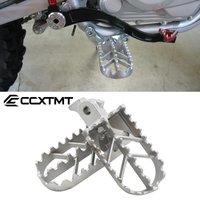 AliExpress NONE Motorcycle Stainless Steel Footpegs Foot Rest Pegs For Honda XR50R CRF50 CRF70 CRF80 CRF100F Motocross Dirt Bike Universal Parts
