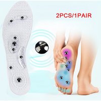 1Pair Breathable Sport Insoles Silicone Orthopedic Massage Insoles Slimming Running Shoes Cushion Feet Care for Men Women
