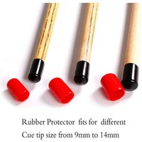 5Pcs/20Pcs/50Pcs/100Pcs Rubber Billiard Pool Cue Tip Cover Ferrule Slip-on Shockproof Protector