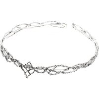 1pc Retro Crown Men Hairwear Zircon Decor Anti-Rust Anti-Allergic Vintage King Headdress For Wedding Party Cosplay Prom