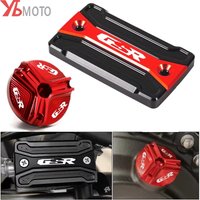 Motorcycle Front Brake Fluid Reservoir Cover For SUZUKI GSR750 GSR600 GSR400 GSR 750 600 400 Accessories Engine Oil Filler Cap