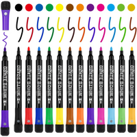 12COLORS Magnetic Dry Erase Markers, with Erasers, easy to write and erase,quick-drying ink, Office supplies, school supplies。