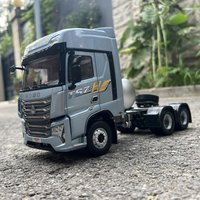 Dealer Edition Car Model,1:24 China SINOTRUK HOWO TS7-H,LNG Power,Semi Trailer Truck,Diecast Model for Collections,Display Gift